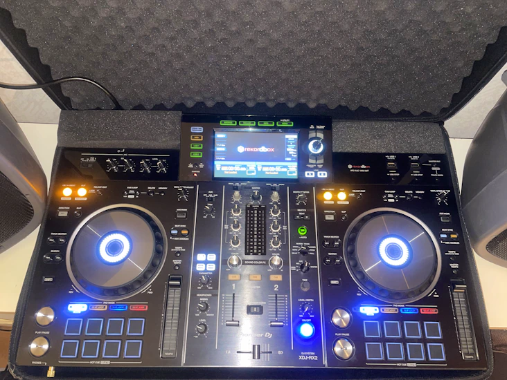 Party paket! pioneer xdj rx-2 med 2st. jbl aktiva pa system