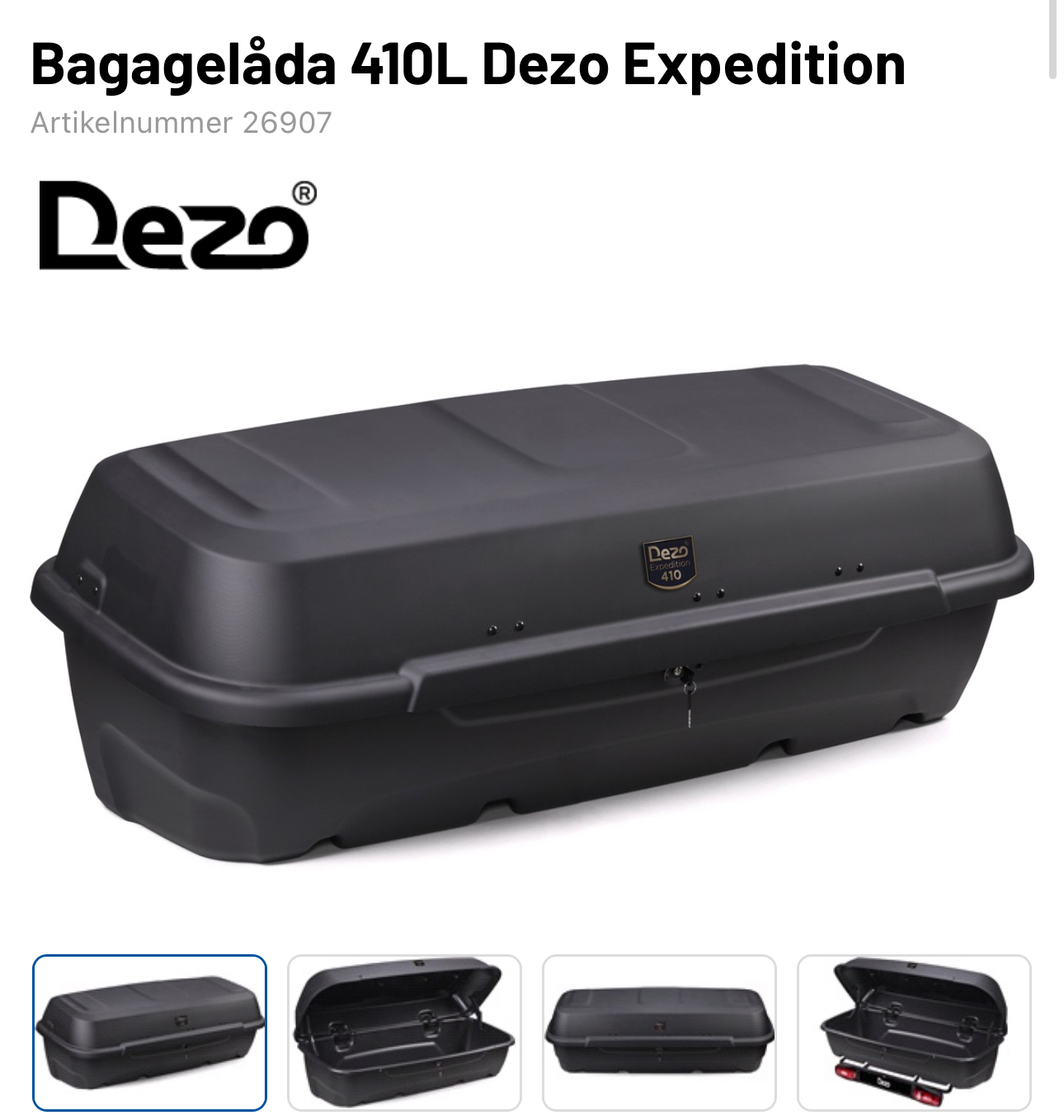 Bagagelåda 410l dezo expedition