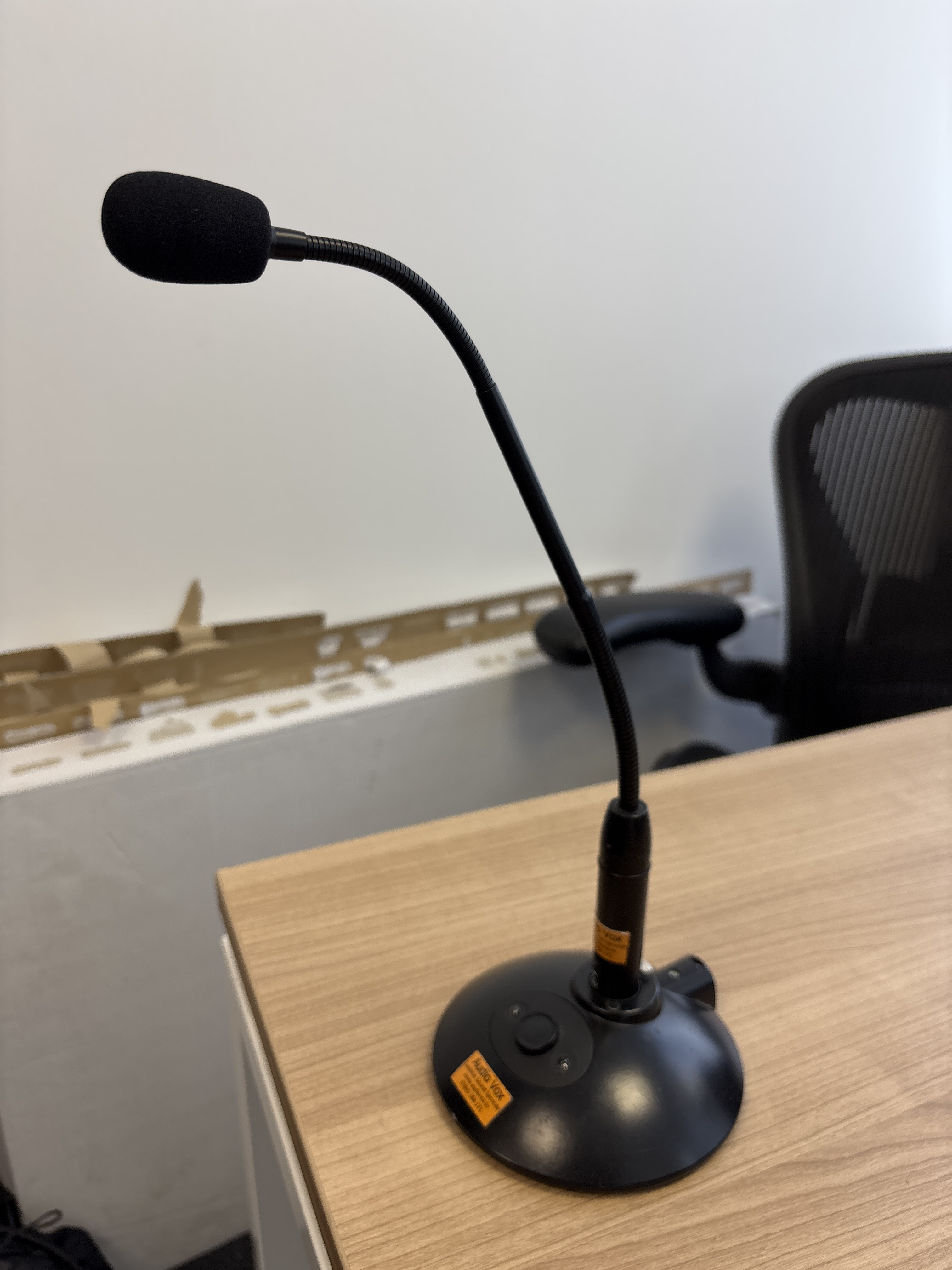 Koenig + meyer ptt base with samson cm15p gooseneck (push to talk)