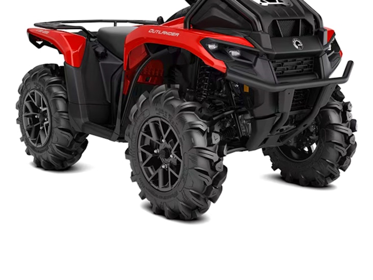 Riktigt fet atv med snorkel och bra tryck.