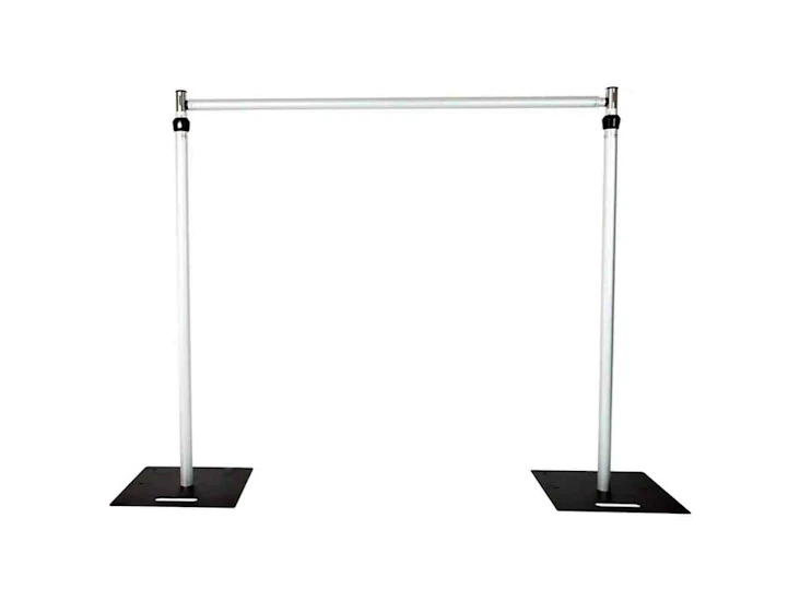3 x3m heavy duty backdrop stands pipe and drape (total 3x9m available)