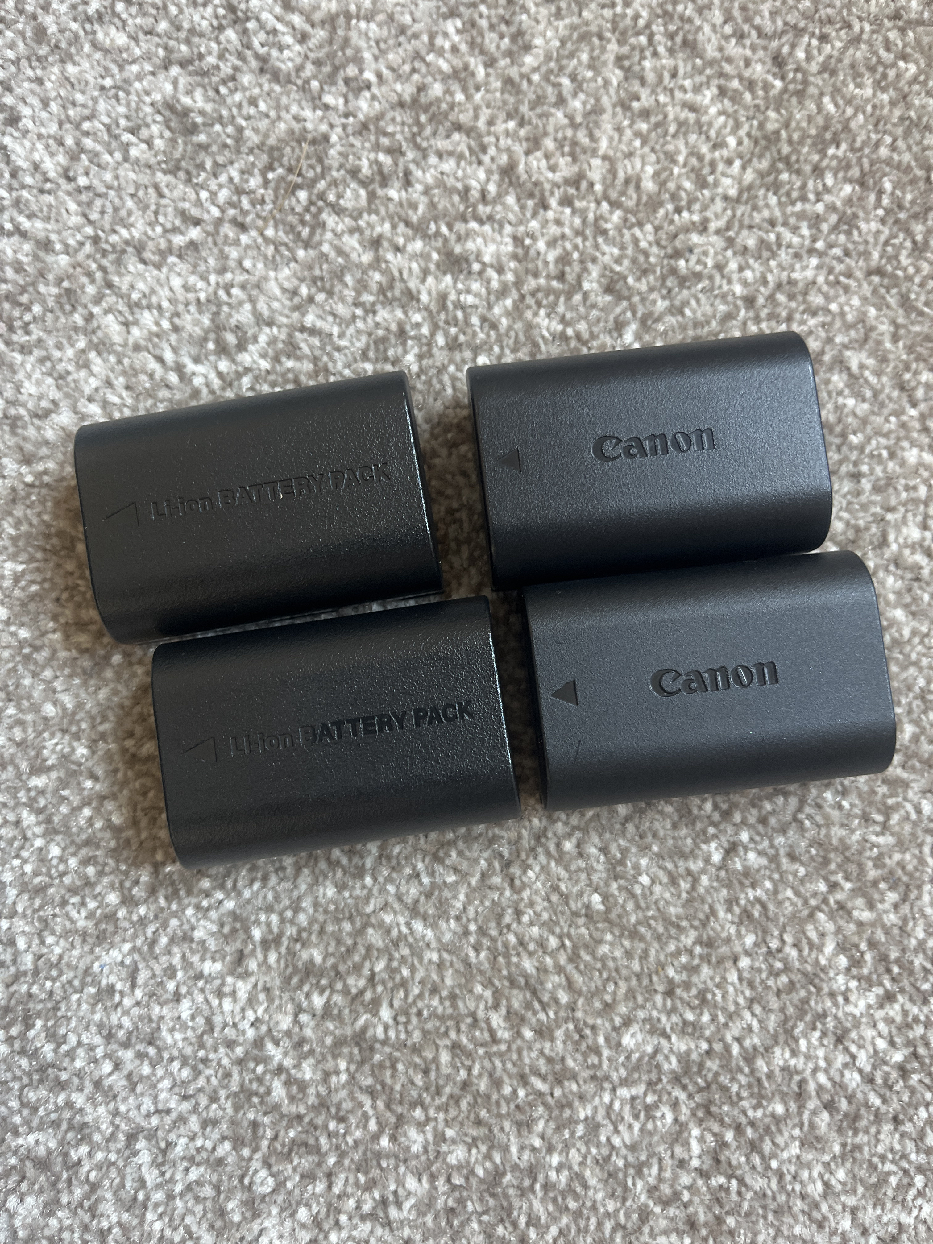 Canon batteries