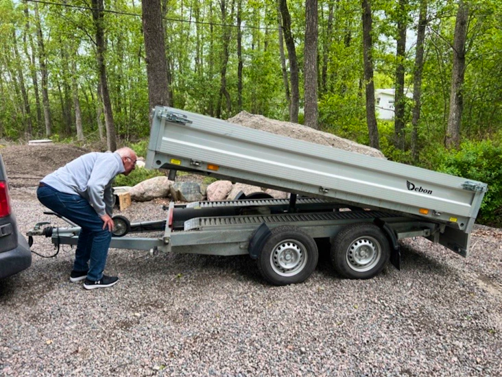 Tippsläp med ramper