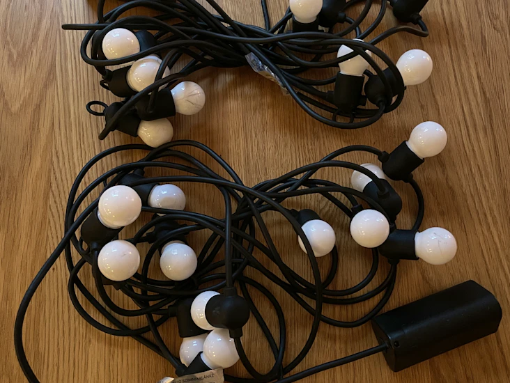 Ljusslingor 2 st (totalt 24 glödlampor)