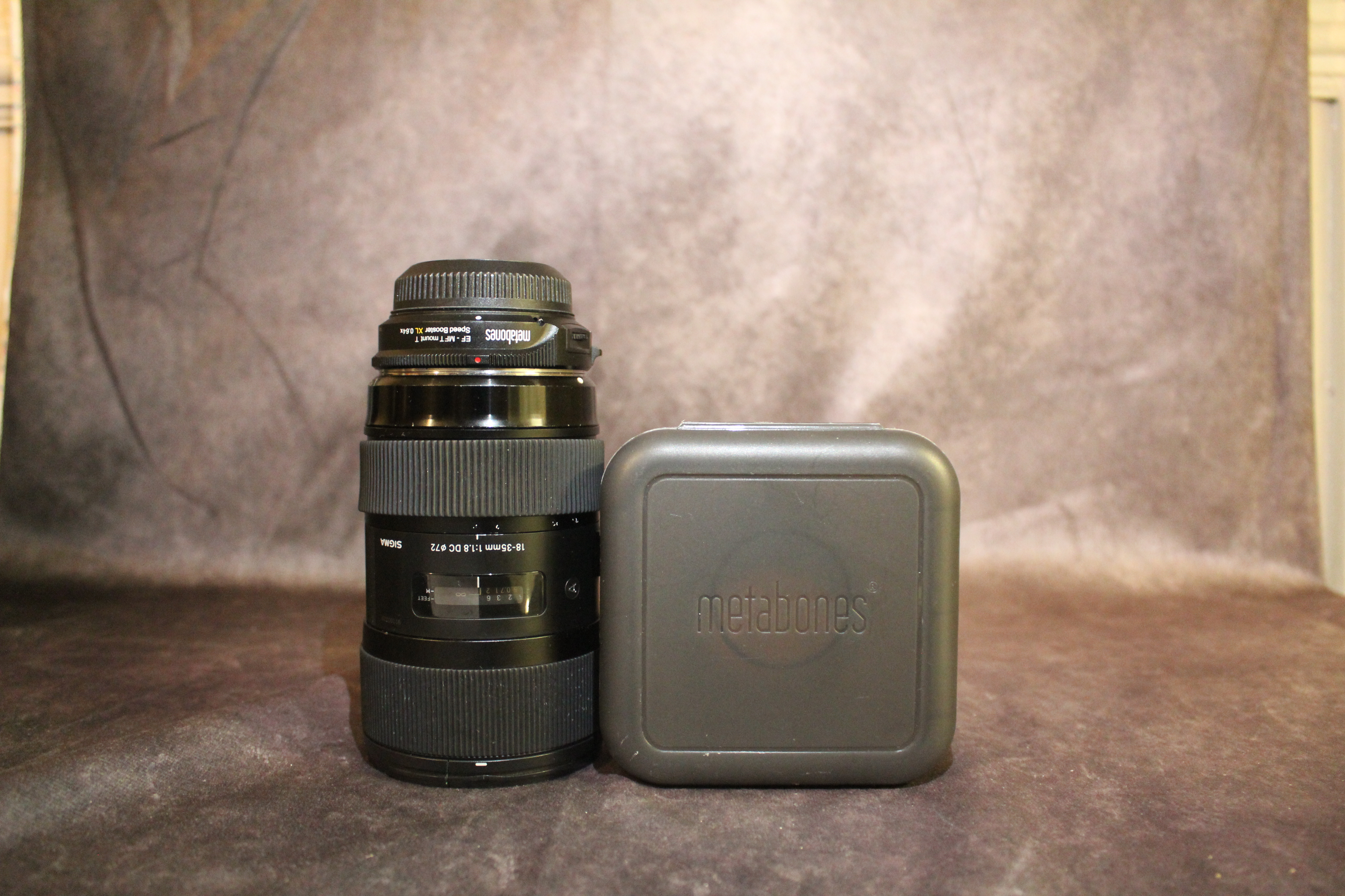 Sigma 18-35mm 1.8 art lens with metabones speedbooster ef to mft xl 0.64x
