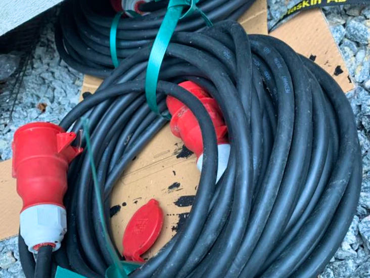 Elkabel 3 fas 32 amp 25 m