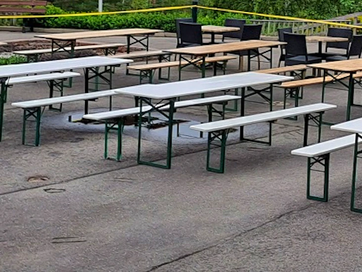 Vuokrataan pöydät ja penkit tilaisuuksiin