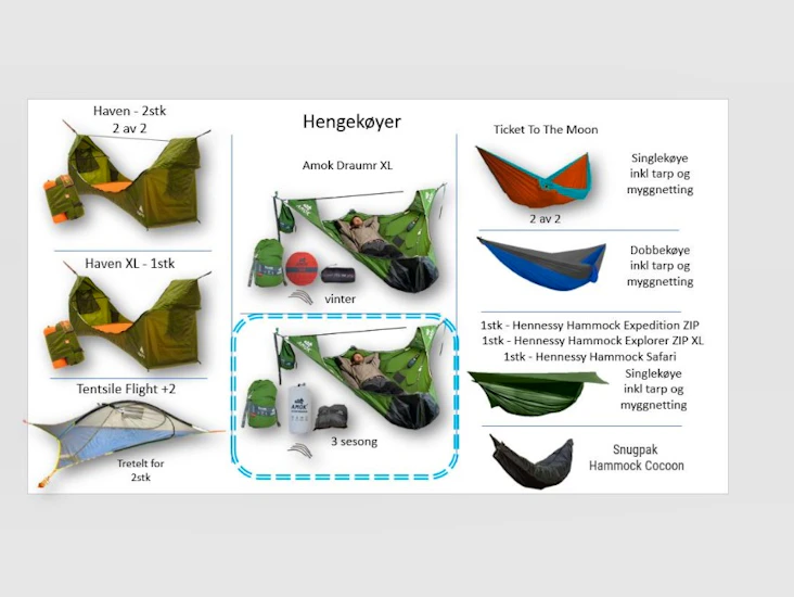 Hengekøye - amok draumr xl