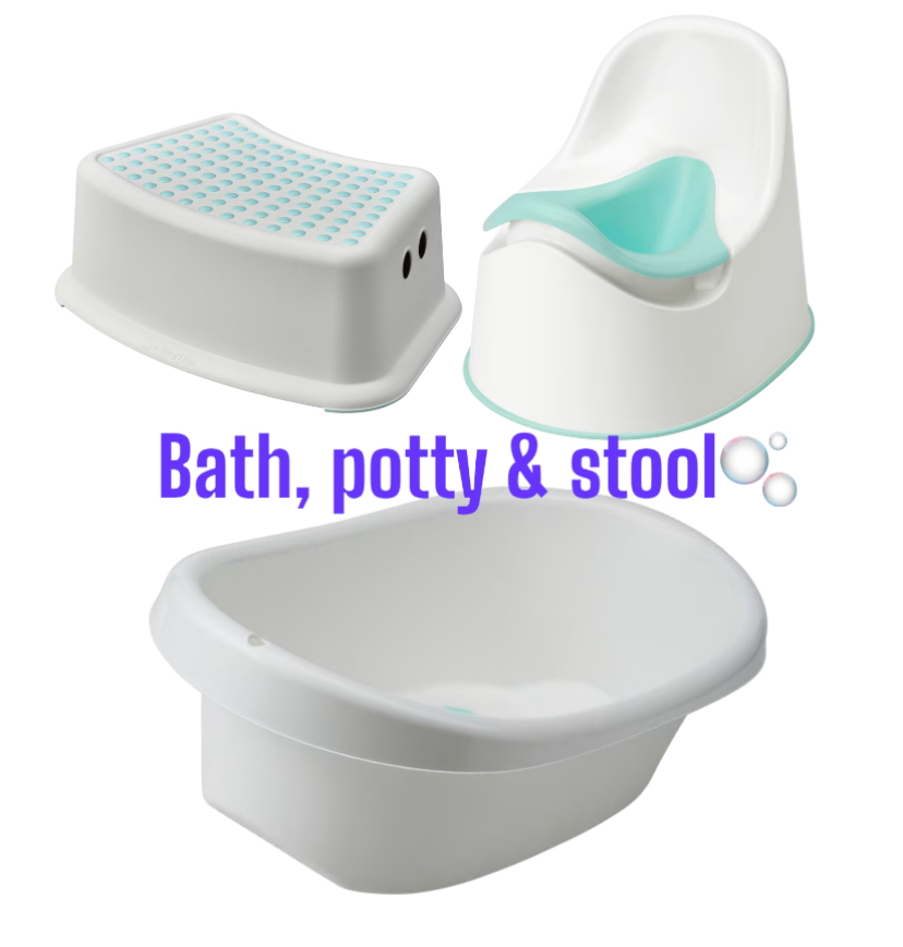 Bath, potty & stool / make your stay easier