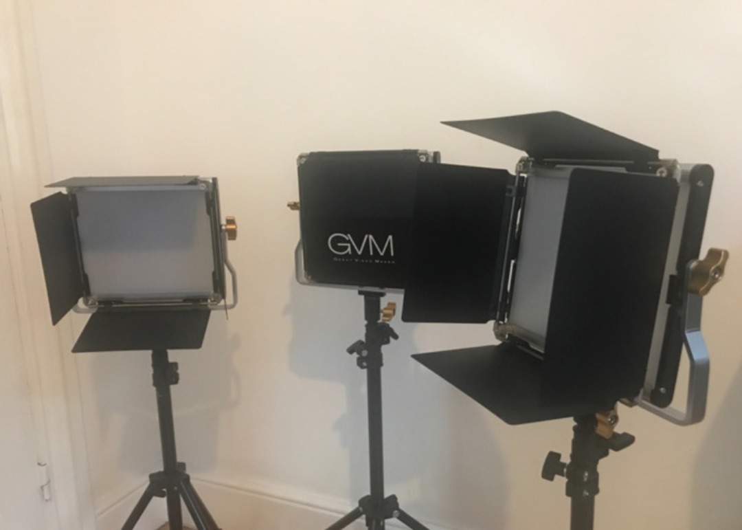 Gvm 3-pack led-videobelysningssatser