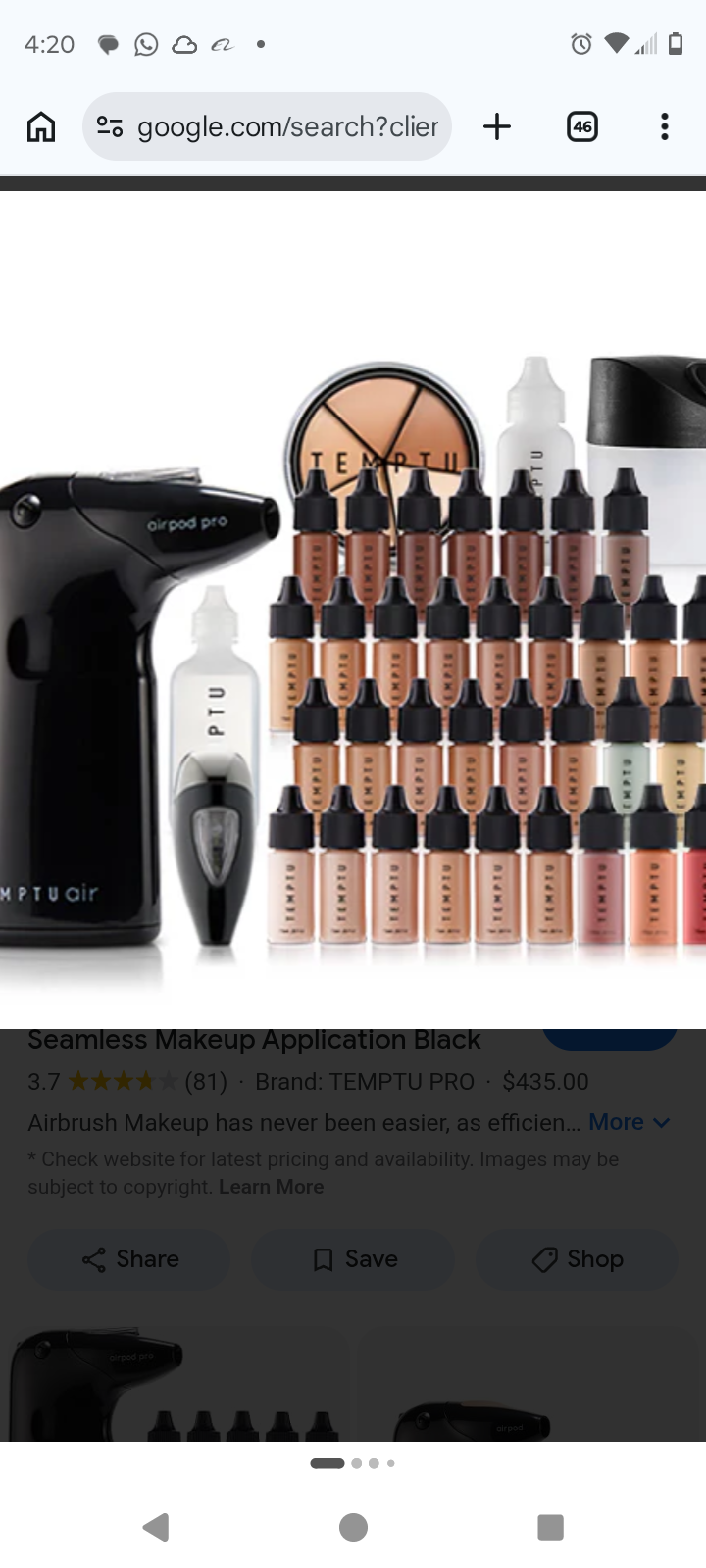 Brand new never used professional air brushed makeup machine 