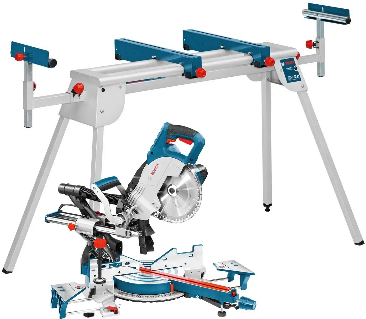 Bosch professional gcm 8 sjl kapp- og gjærsag med stativ