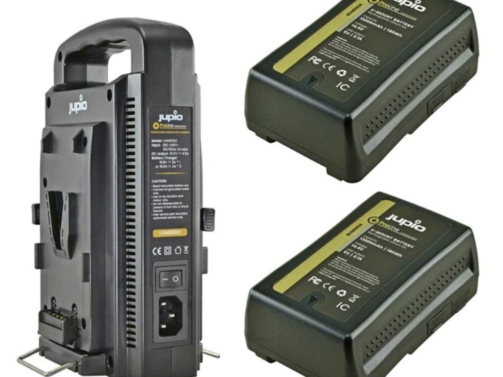 2st v-mount batterier 190wh med laddare