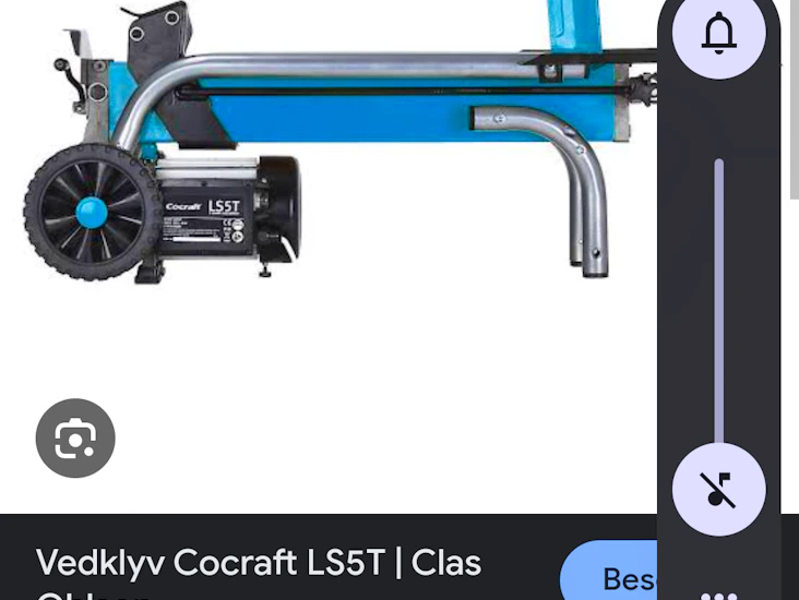 Vedklyv från clas ohlson 5 ton