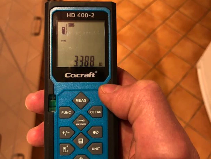 Laseravståndsmätare upp till 40m