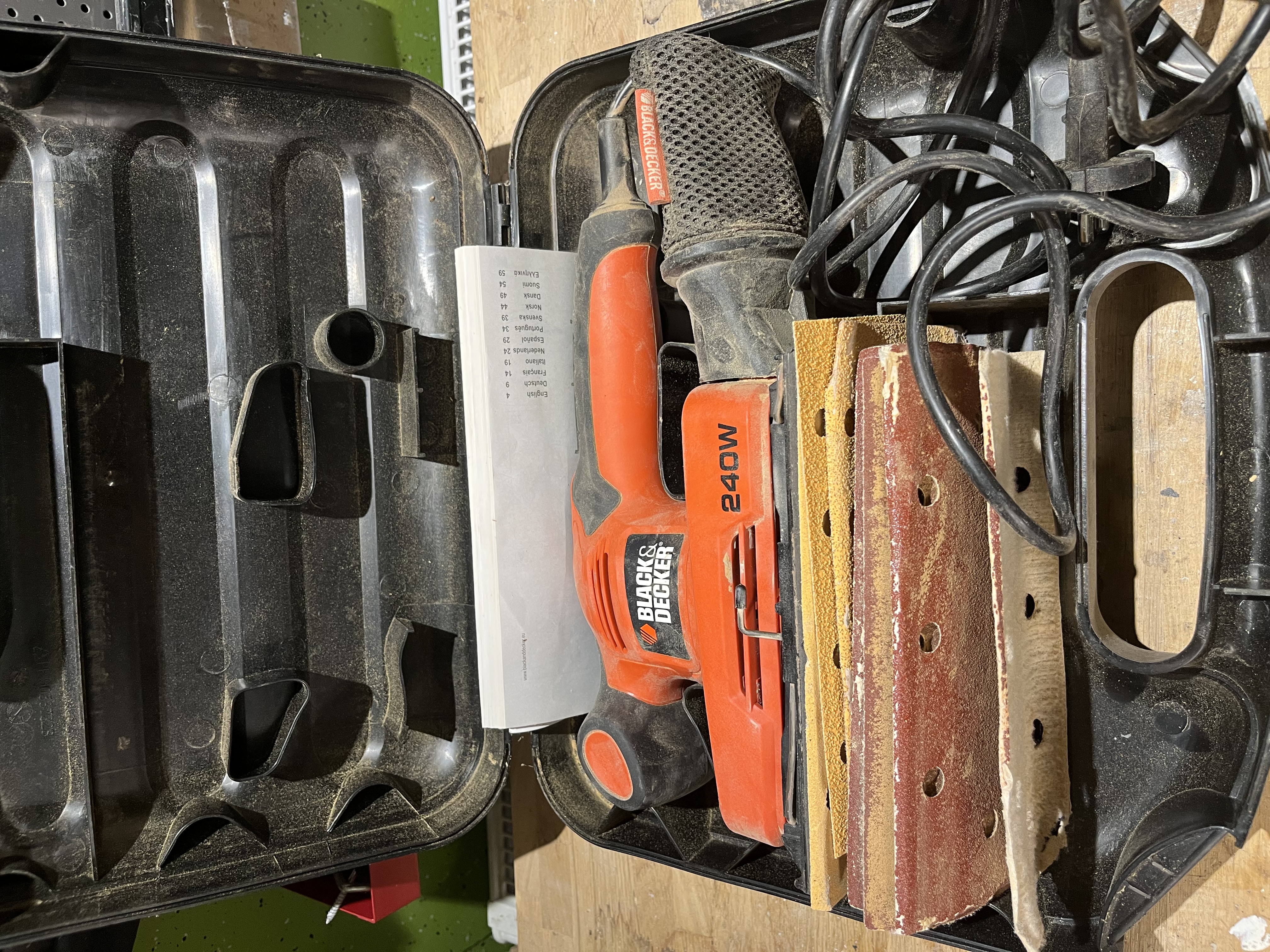 Planslip från black & decker, eldriven