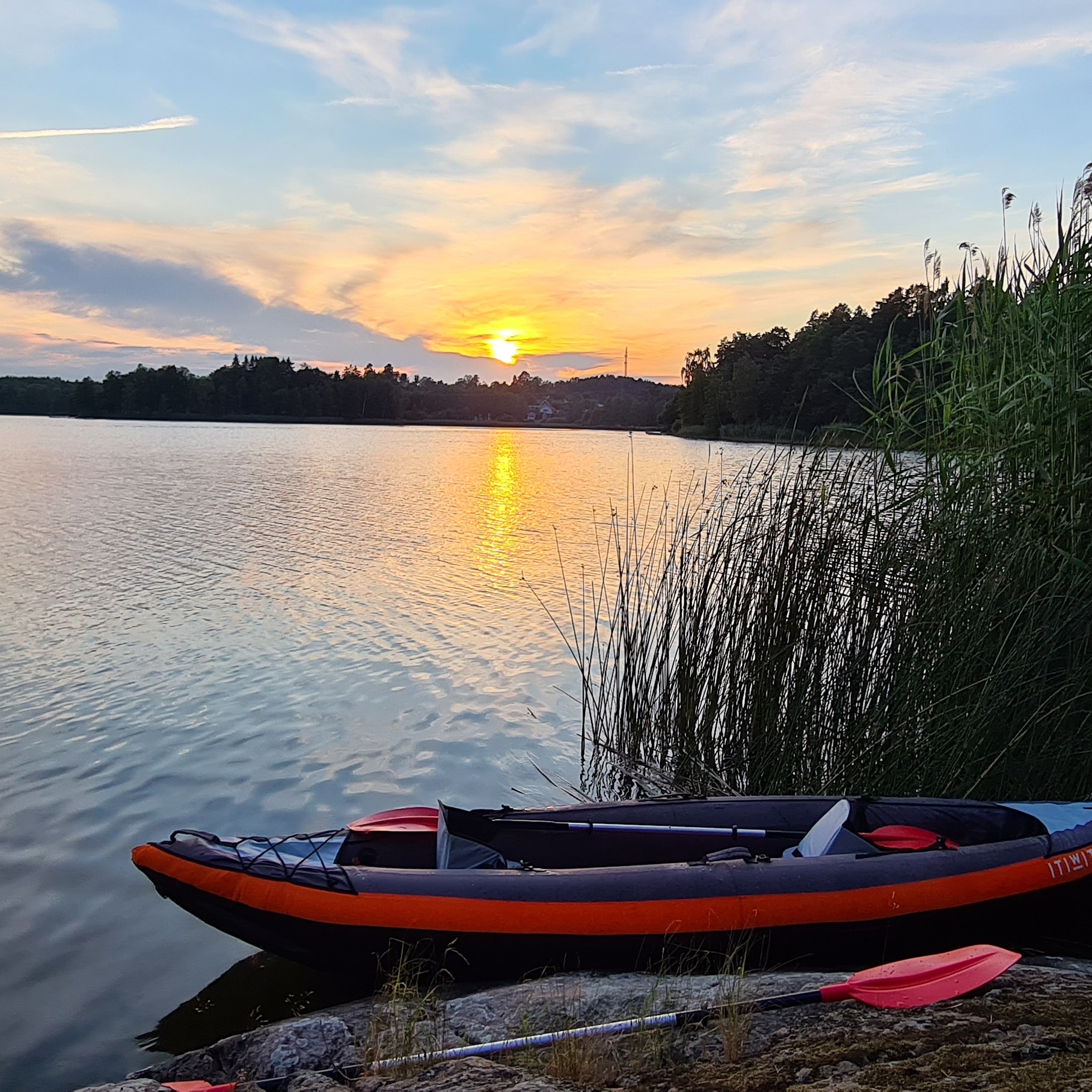 Uppblåsbar kanot 