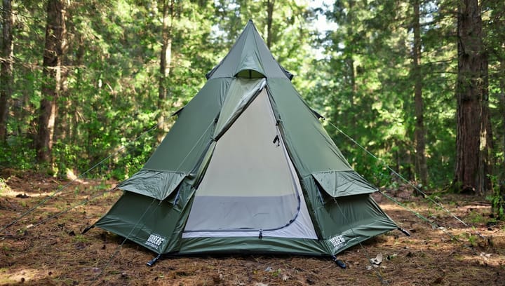 Tipi-tält urberg 2.0, 5-manna 