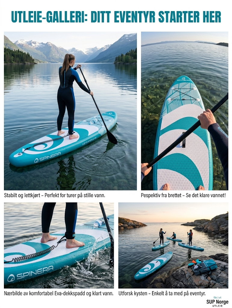  komplett sup-pakke m/flytevest