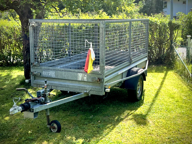 Gallersläp, bromsad 750kg