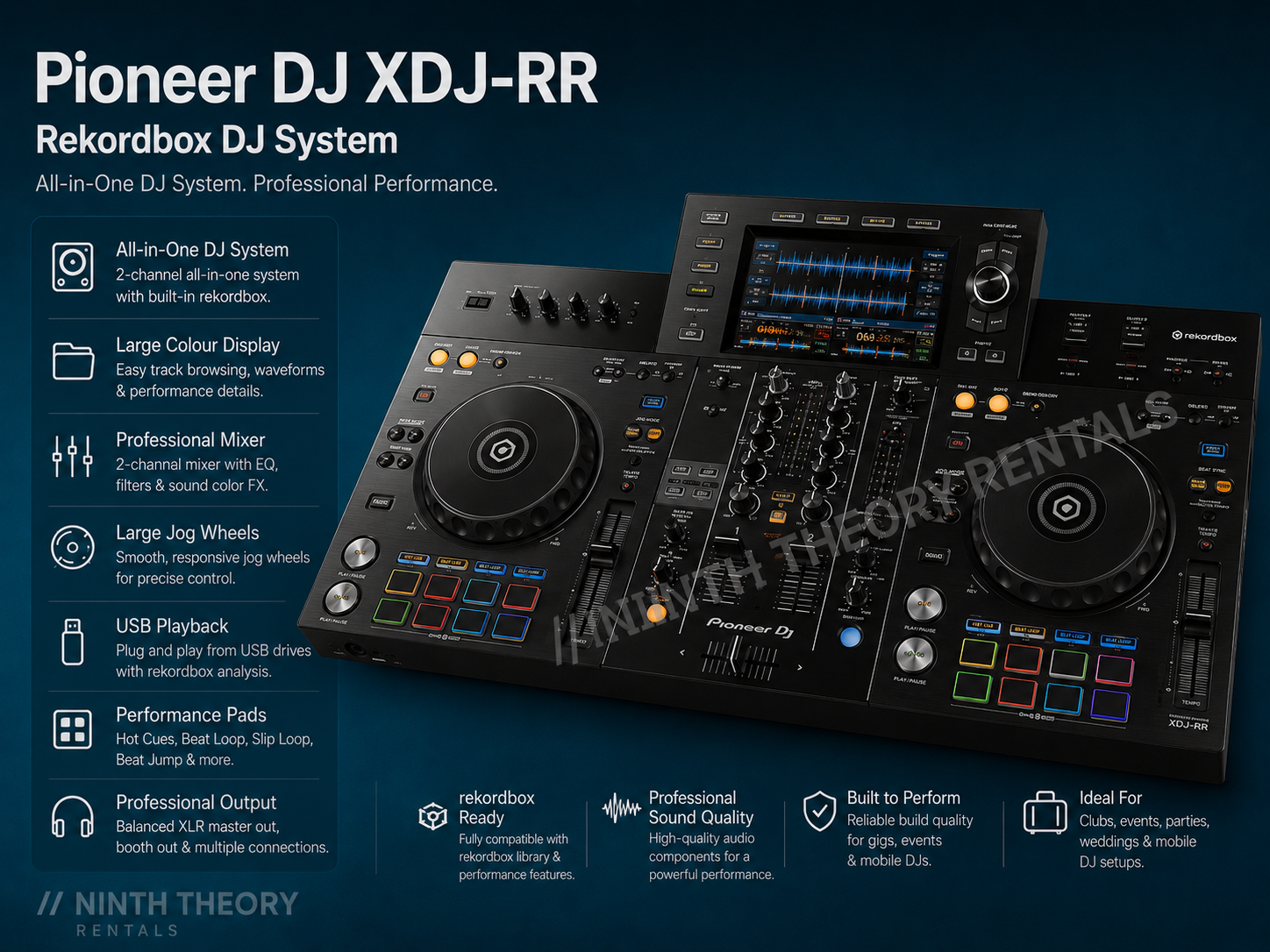 Pioneer dj xdj-rr rekordbox