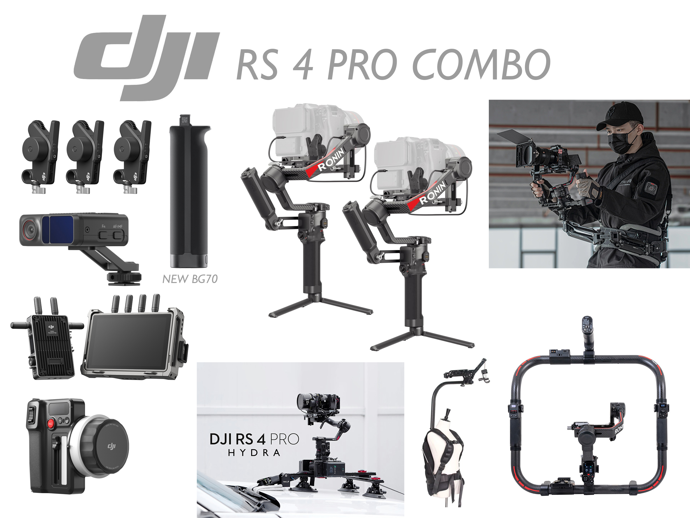 Dji rs4 pro combo epic listing