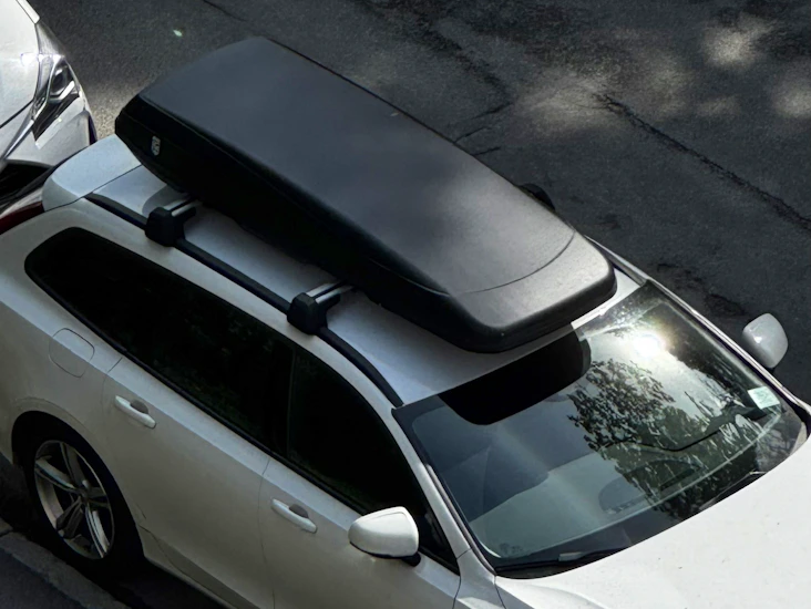 Packliner takbox inkl. räcken v90