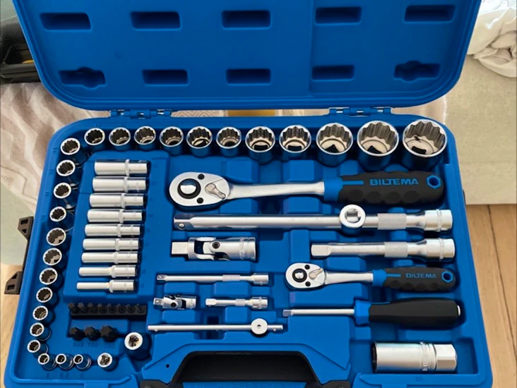 Pipenøkkelsett 1/4" + 1/2"