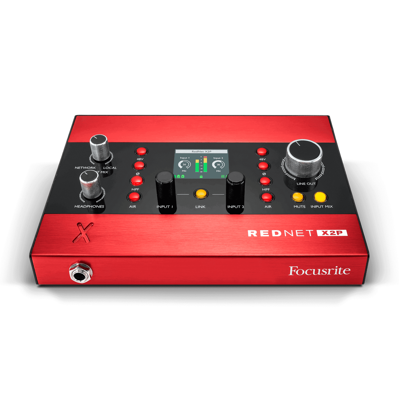 Rednet x2p dante 2x2 audio interface