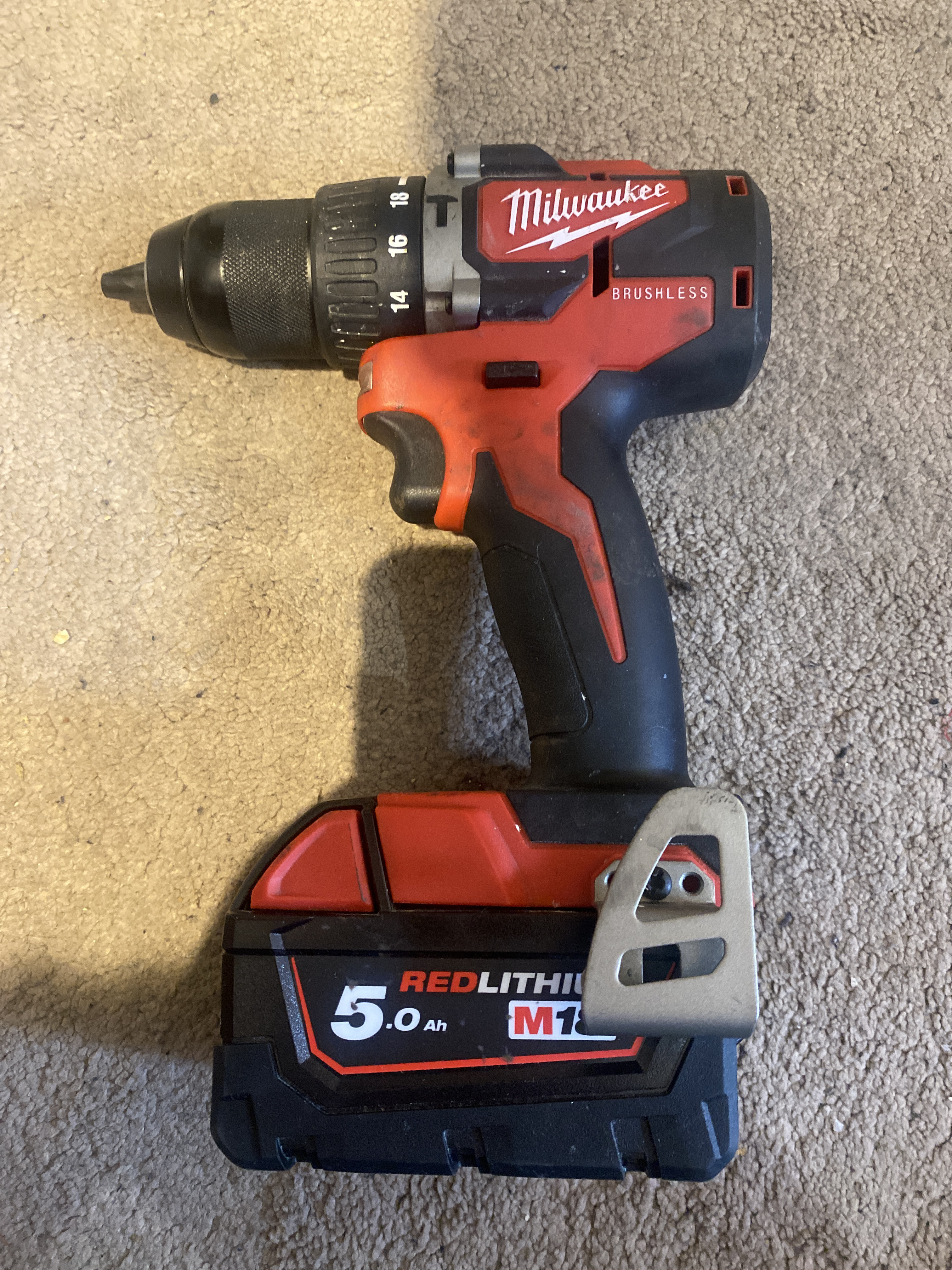 Milwaukee brushless combi drill 