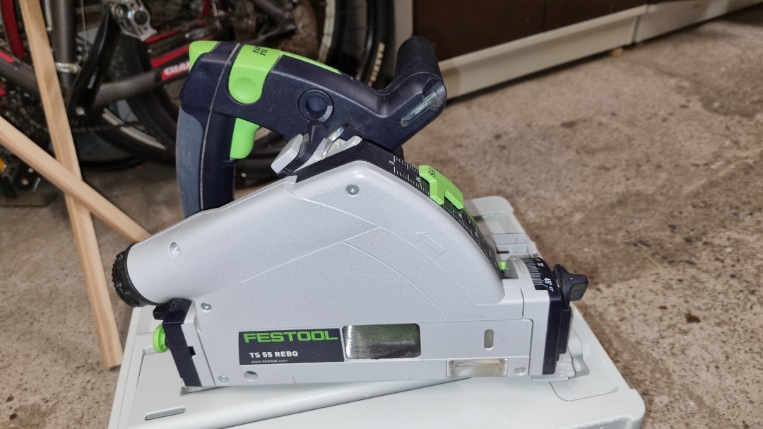 Festool ts 55 rebq-plus upotussaha ja kisko