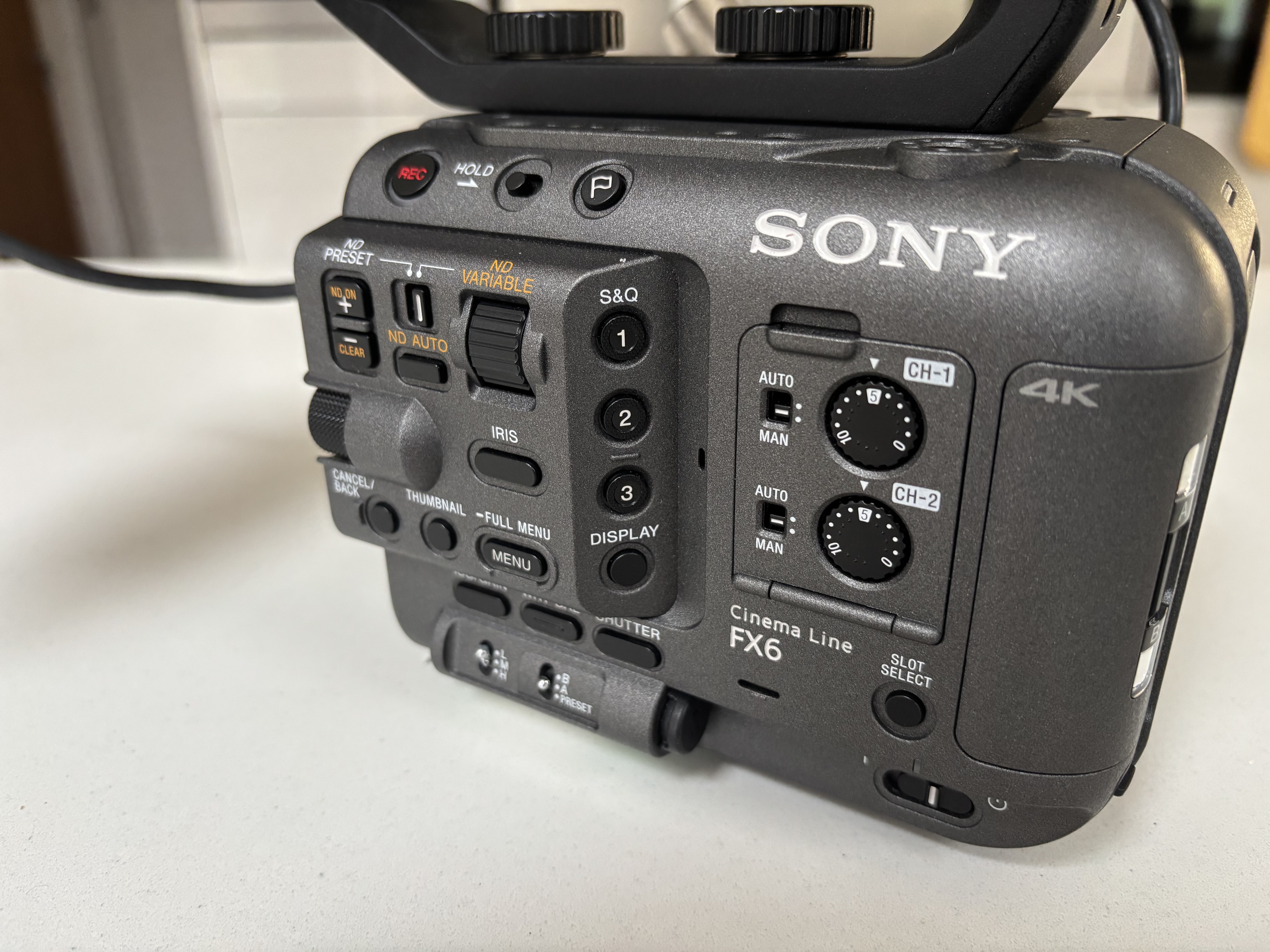 Sony cinema line fx6 full frame camera