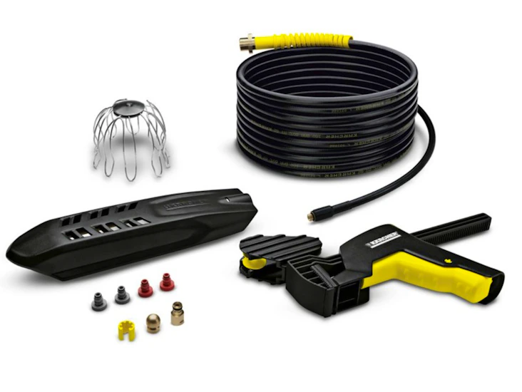 Rengöring av hängrännor ( kärsher)