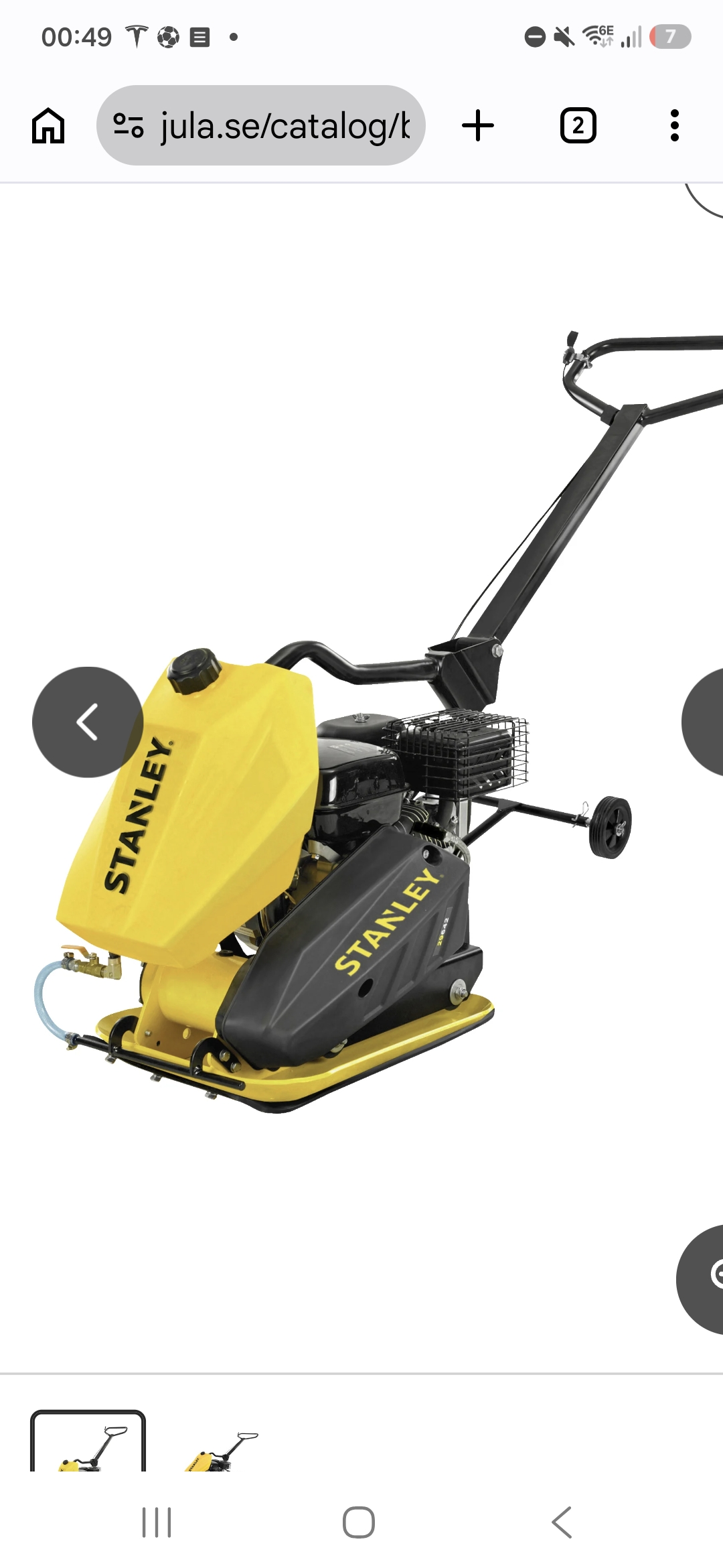 Vibratorplatta 80kg