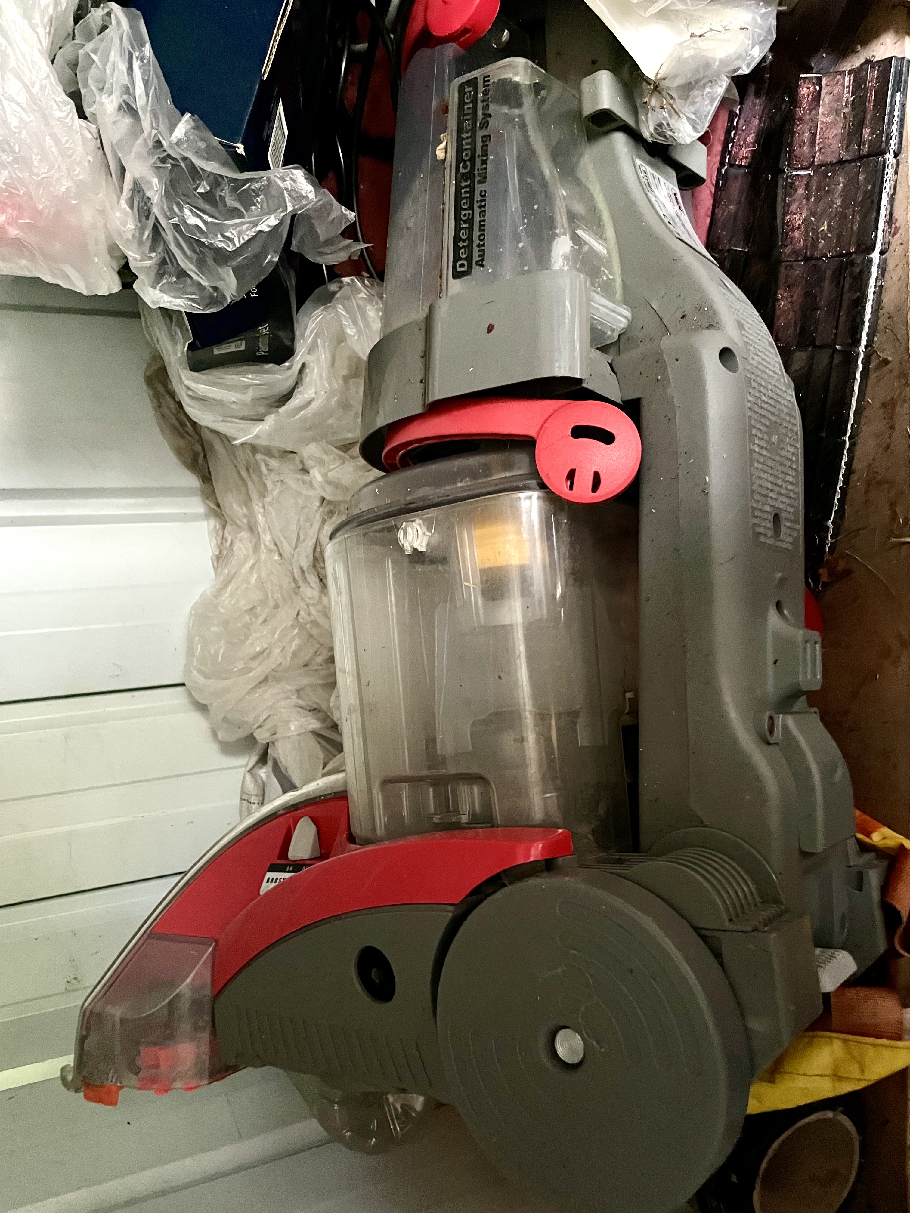  vax dual v upright carpet washer (model v-124a)
