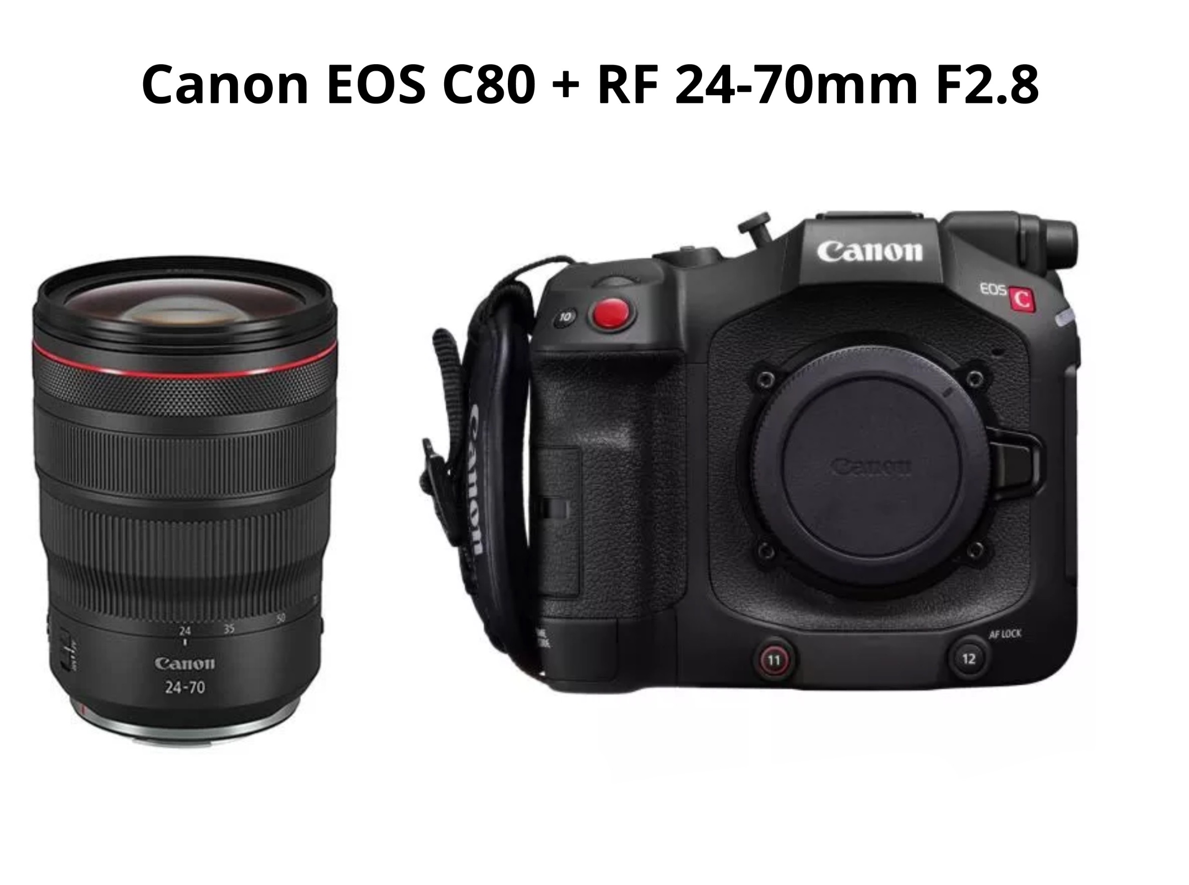 Canon c80 + rf 24-70mm f2.8 