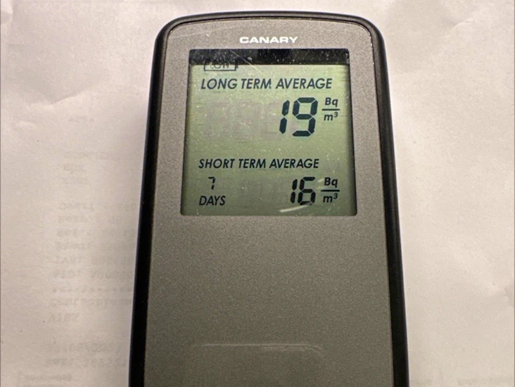 Radonmåler canary