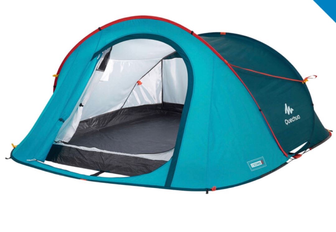 Pop upp tält för tre personer