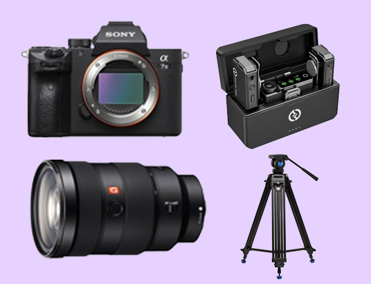 Pakke #1: sony a7 iii creator kit | 24–70mm + trådløse mikrofoner