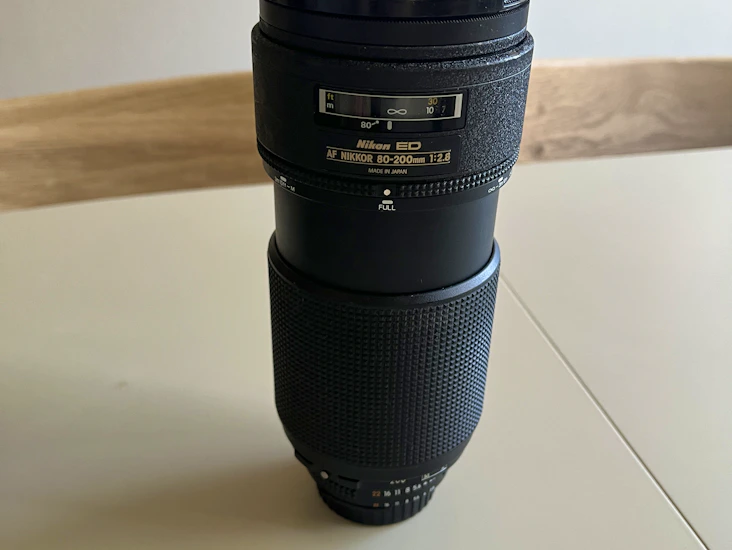 Nikon f 80-200mm f2.8 och 135mm f2.8