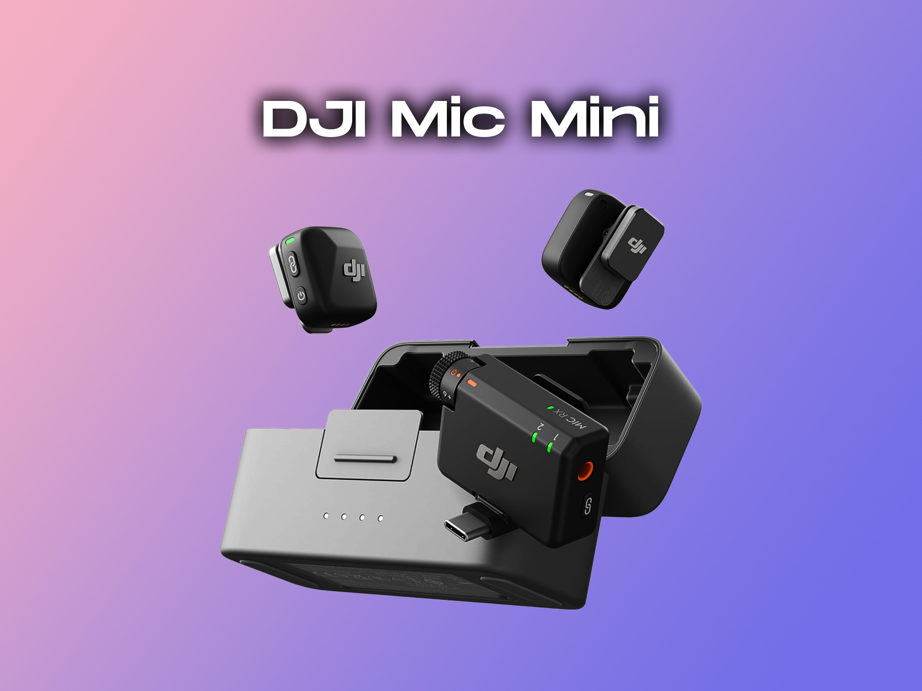 Dji mic mini (2 tx + 1 rx)