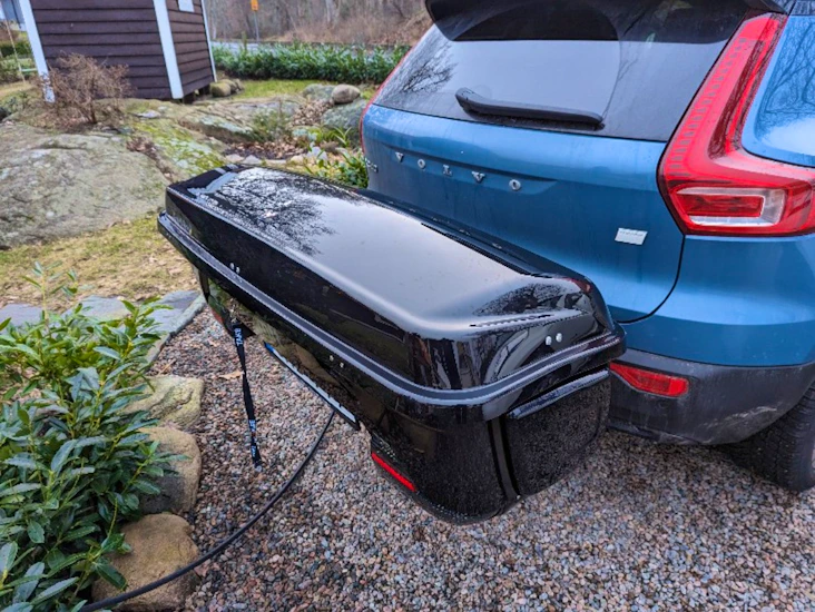 Mft backbox lasthållare för dragkrok 300l