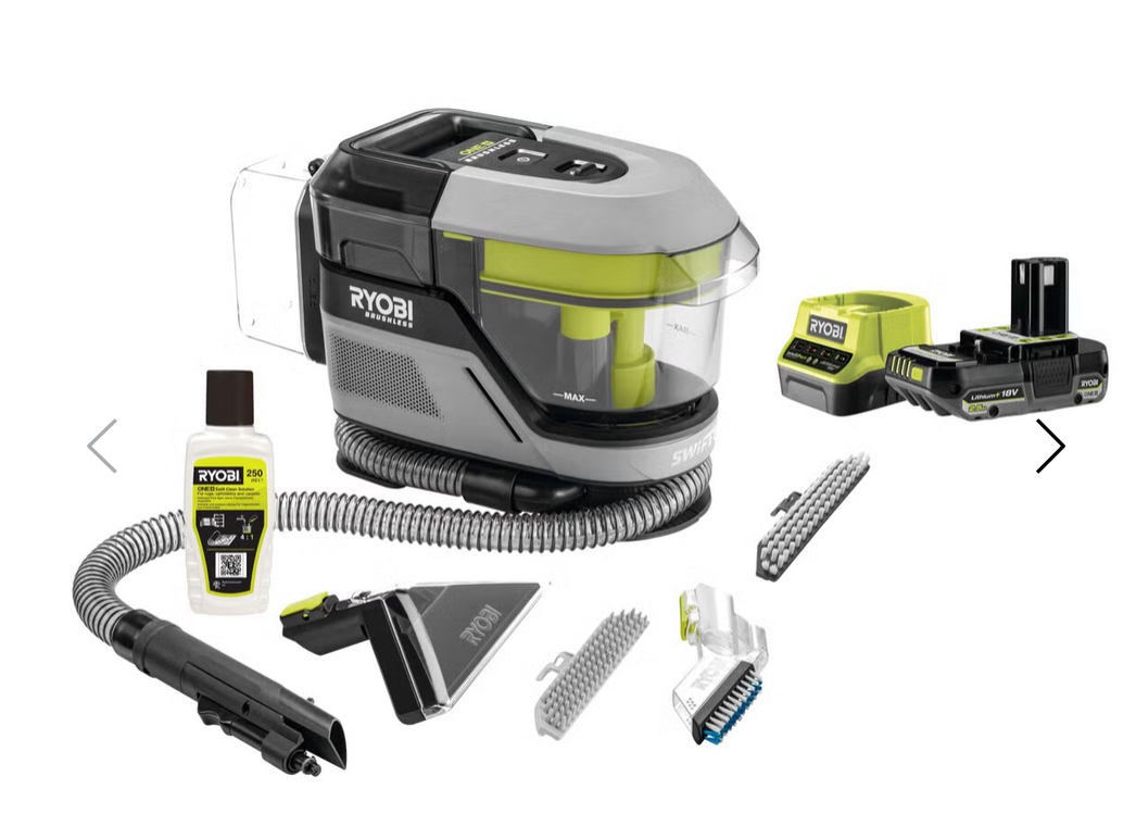 Ryobi swift clean tekstilrens