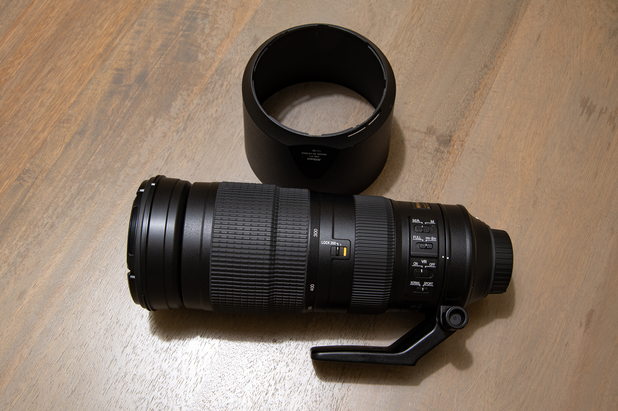 Nikon af-s nikkor 200-500mm f/5.6e ed vr lens