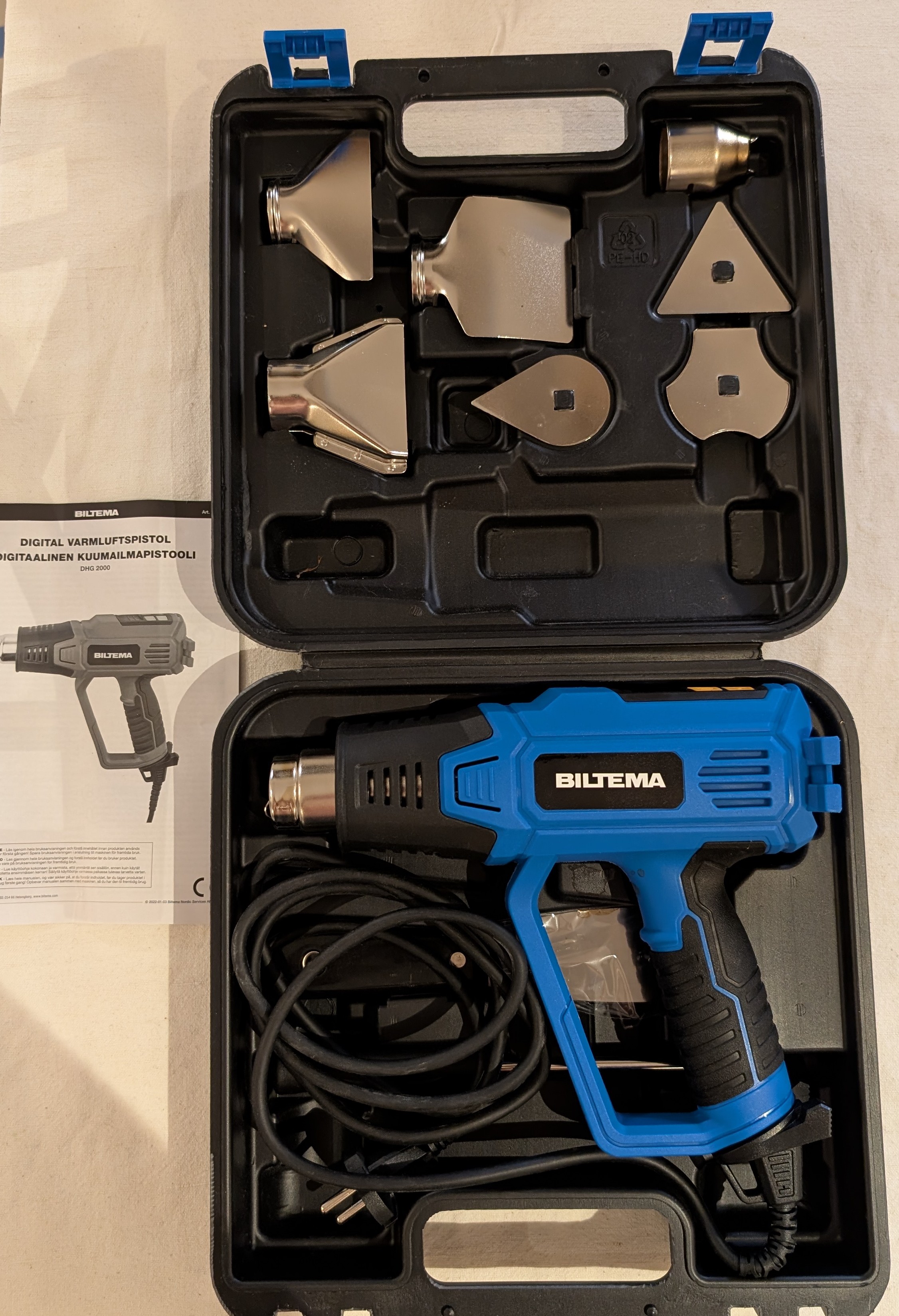 Biltema dhg 2000 värmepistol