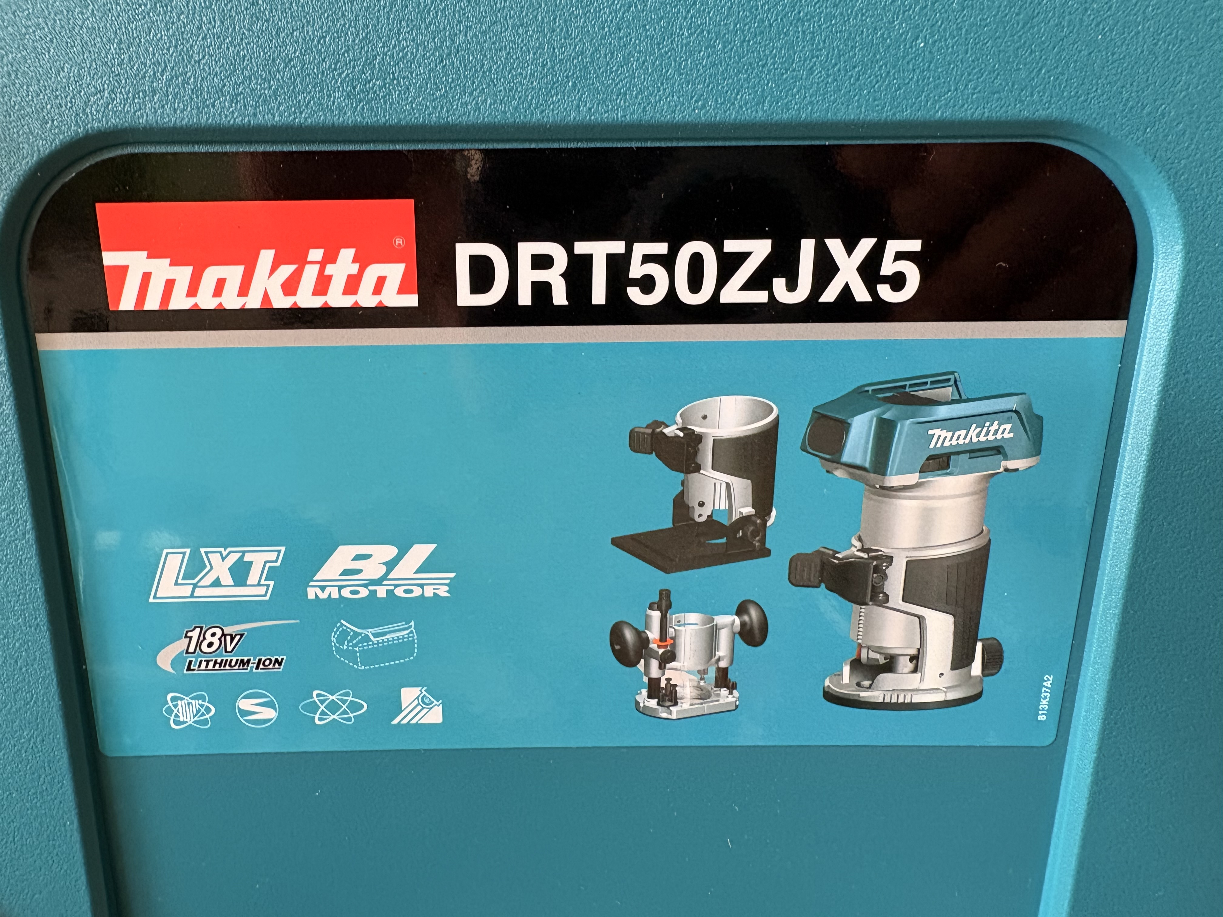 Makita drt50zjx5 – multifräs/handöverfräs, 18v