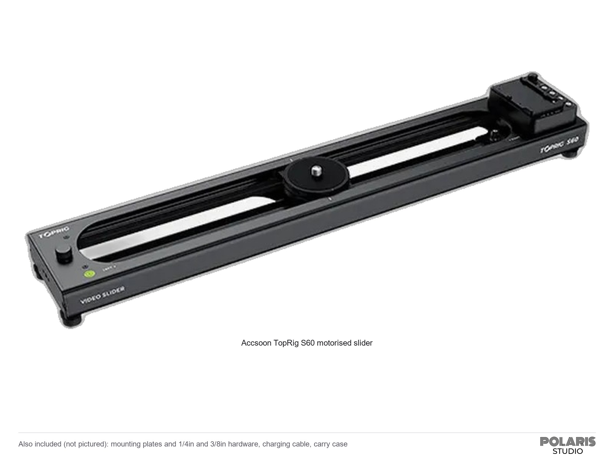 Accsoon toprig s60 motorised slider with app control, for product moves