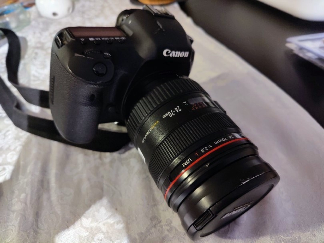 Canon eos 5d mkiii med objektiv