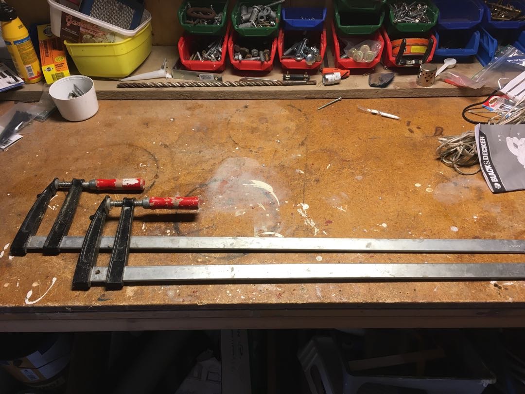 2st långa tvingar 120x800mm