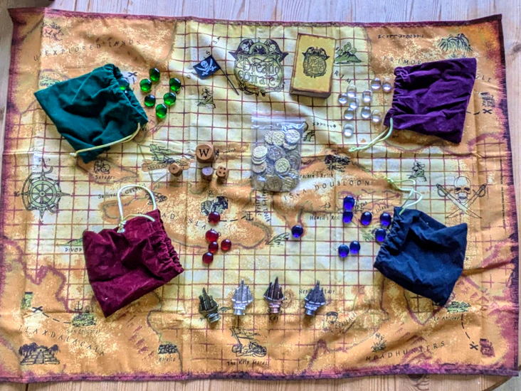 Dread pirate bookshelf edition board game